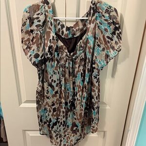 Stylish Leopard Print Women's Top